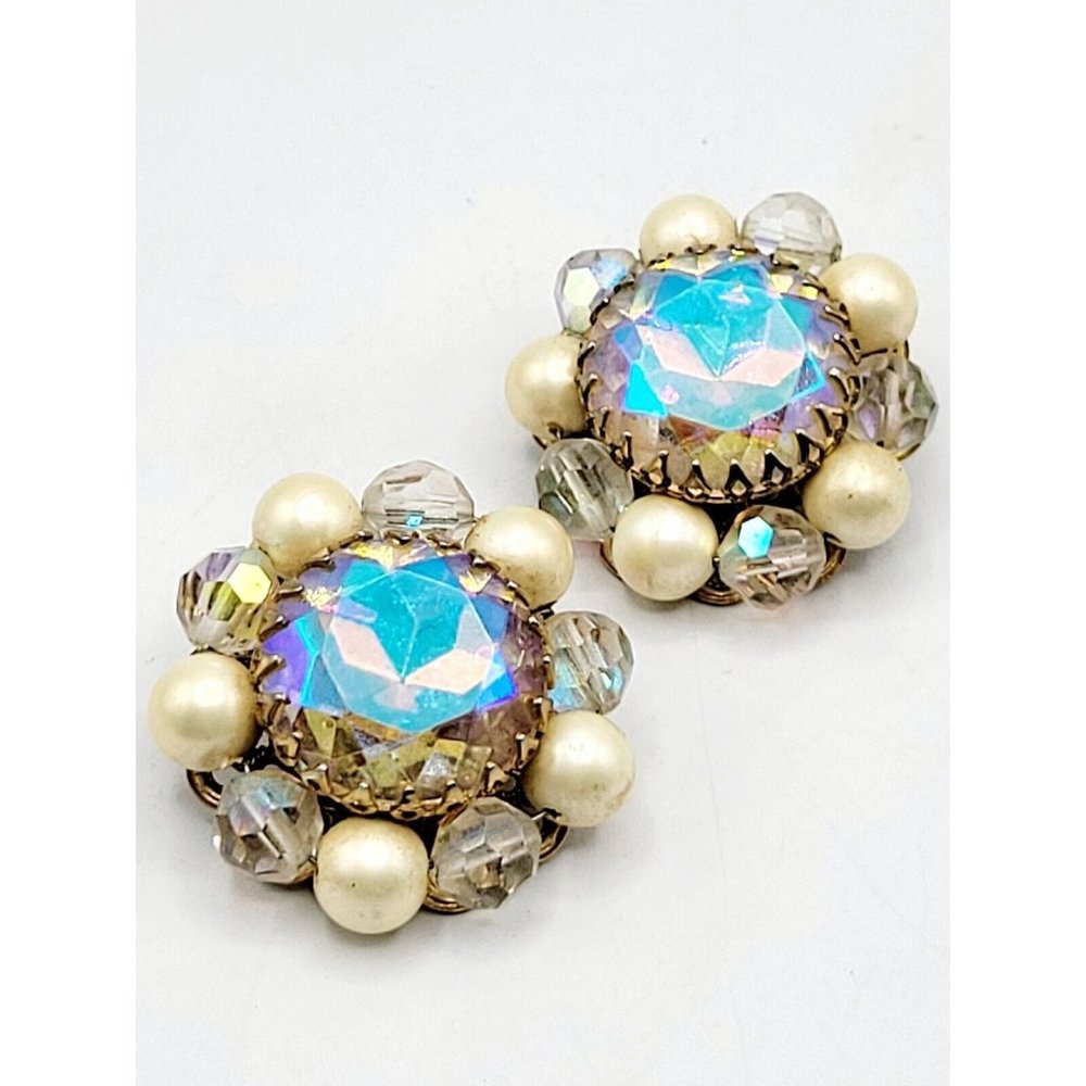 Park Lane AB Crystal Clip Earrings (A92)